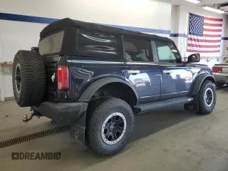 2021 Ford Bronco with VIN 1FMEE5DP8MLA86069, listed as a Copart auction lot 53457875 with 46,575 mi miles and Salvage title. Bid and sale history available at DreamBid. Image 3.