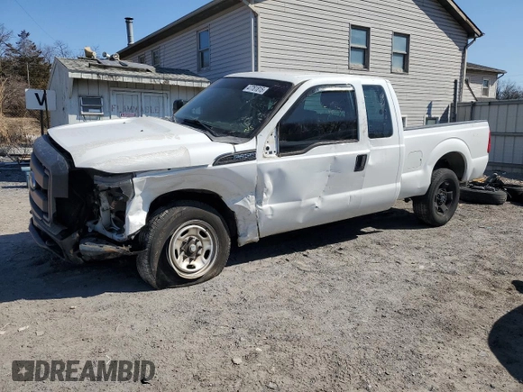 2012 Ford Super Duty F-250 SRW XL with VIN 1FT7X2A63CEB54671, listed as a Copart auction lot 47761815 with 0 mi miles and Salvage Title. Bid and sale history available at carsss.com. Image 1.