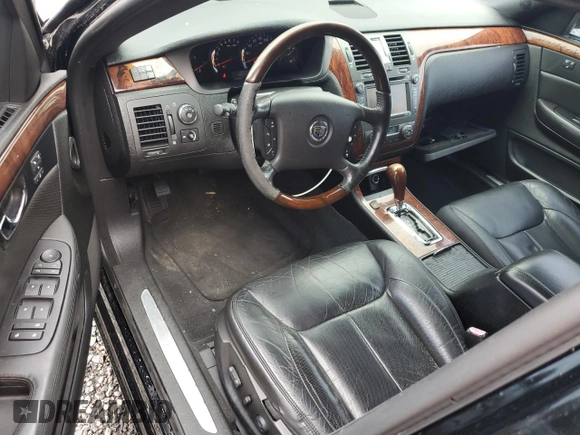 2007 Cadillac DTS Performance with VIN 1G6KD57927U137574, listed as a Copart auction lot 45365595 with 133,935 mi miles and Salvage Title. Bid and sale history available at carsss.com. Image 8.