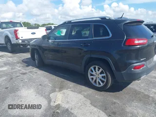 2014 Jeep Cherokee Limited with VIN 1C4PJLDS9EW217074, listed as a IAAI auction lot 42705468 with 144,007 mi miles and . Bid and sale history available at DreamBid. Image 3.