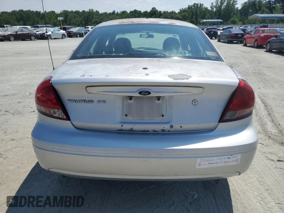2005 Ford Taurus SE with VIN 1FAFP53U85A272630, listed as a Copart auction lot 61852075 with 196,108 mi miles and Clean title. Bid and sale history available at DreamBid. Image 6.
