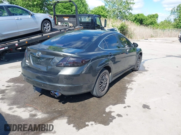 2013 Mazda 6 i Sport with VIN 1YVHZ8BH6D5M10170, listed as a IAAI auction lot 42208940 with 187,492 mi miles and . Bid and sale history available at DreamBid. Image 4.