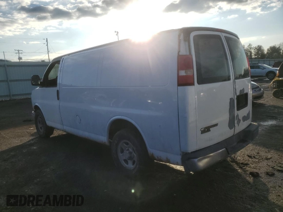 2007 Chevrolet Express Cargo z VIN 1GCFG15X071227758, wystawiony jako Copart lot #42600545 z przebiegiem 161 145 mil mil oraz Szkoda całkowita • Salvage title. Historia ofert i sprzedaży dostępna na DreamBid. Obrazek 2.