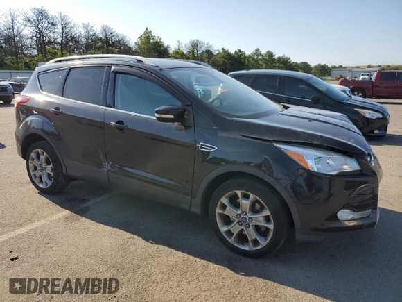 2015 Ford Escape Titanium with VIN 1FMCU0J95FUB59026, listed as a Copart auction lot 65047545 with 84,259 mi miles and Salvage title. Bid and sale history available at DreamBid. Image 4.