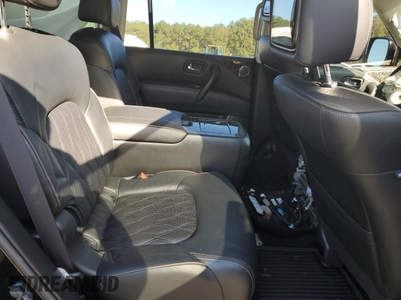 2023 Nissan Armada Platinum with VIN JN8AY2DA2P9403970, listed as a Copart auction lot 80102464 with 36,957 mi miles and Salvage Title. Bid and sale history available at carsss.com. Image 11.