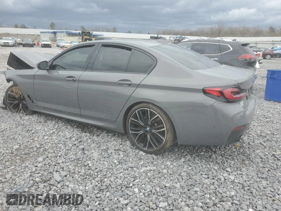 2022 BMW 5 Series 530i с VIN WBA53BH01NCJ56449, выставлен на аукционе Copart как лот 46634985 с пробегом Не указан миль и Списание • Salvage title. История ставок и продаж доступна на DreamBid. Изображение 2.