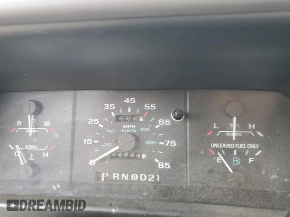 1994 Ford Ranger Splash with VIN 1FTCR10A0RPA30220, listed as a Copart auction lot 68889784 with 60,739 mi miles and Clean Title. Bid and sale history available at DreamBid. Image 9.
