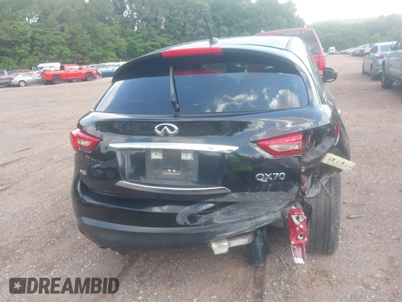 2016 Infiniti QX70 with VIN JN8CS1MU7GM670985, listed as a IAAI auction lot 42290094 with 154,588 mi miles and . Bid and sale history available at DreamBid. Image 16.