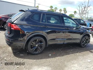 2024 Volkswagen Tiguan SE R-Line Black with VIN 3VVCB7AX3RM070602, listed as a Copart auction lot 51144845 with 10,008 mi miles and Non repairable. Bid and sale history available at DreamBid. Image 3.