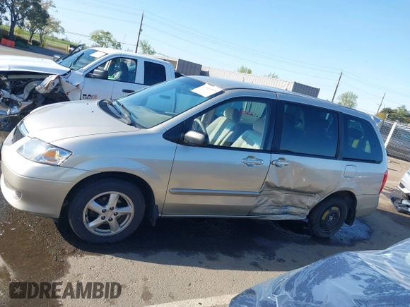 2003 Mazda MPV LX with VIN JM3LW28A930359444, listed as a IAAI auction lot 41949297 with 189,346 mi miles. Bid and sale history available at carsss.com. Image 15.