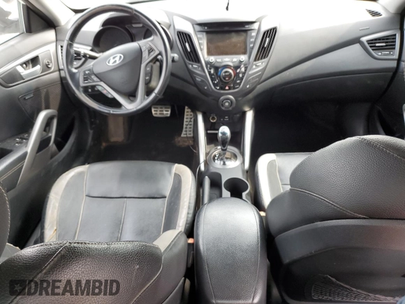 2015 Hyundai Veloster Turbo with VIN KMHTC6AE5FU234987, listed as a Copart auction lot 60449085 with 96,811 mi miles and Clean title. Bid and sale history available at DreamBid. Image 8.
