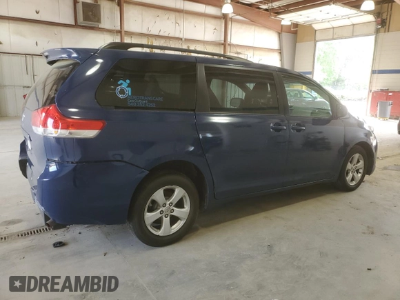 2014 Toyota Sienna LE AAS with VIN 5TDKK3DC7ES451097, listed as a Copart auction lot 55211105 with 251,705 mi miles and Salvage Title. Bid and sale history available at DreamBid. Image 3.