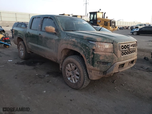 2023 Nissan Frontier PRO-4X with VIN 1N6ED1EK4PN600265, listed as a Copart auction lot 82238324 with 12,490 mi miles and Salvage Title. Bid and sale history available at carsss.com. Image 4.