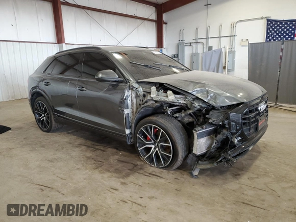 2019 Audi Q8 Premium Plus with VIN WA1EVAF19KD029726, listed as a Copart auction lot 78515944 with 0 mi miles and Salvage Title. Bid and sale history available at carsss.com. Image 4.