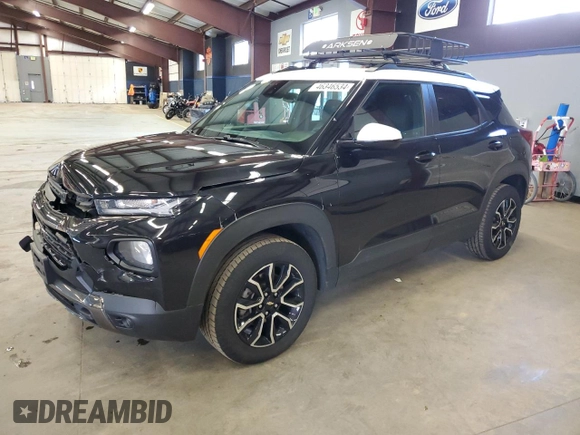 2022 Chevrolet TrailBlazer ACTIV with VIN KL79MSSL1NB137701, listed as a Copart auction lot 46346534 with 40,118 mi miles and . Bid and sale history available at DreamBid. Image 1.