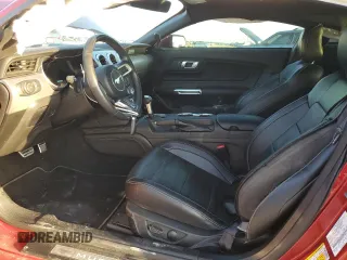 2022 Ford Mustang GT with VIN 1FA6P8CF9N5142884, listed as a Copart auction lot 51942165 with 19,694 mi miles and Salvage title. Bid and sale history available at DreamBid. Image 7.