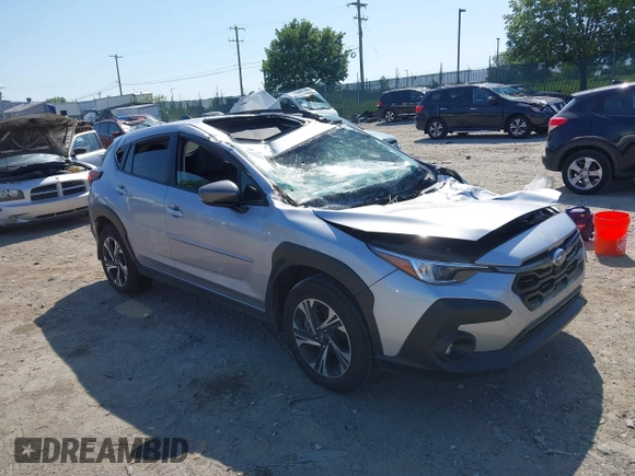 2024 Subaru Crosstrek Premium z VIN JF2GUADC1R8236332, wystawiony jako IAAI lot #42582230 z przebiegiem Nie podano mil oraz . Historia ofert i sprzedaży dostępna na DreamBid. Obrazek 1.