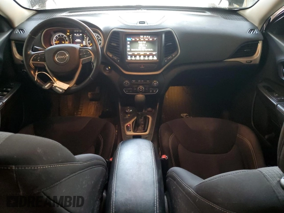 2015 Jeep Cherokee Latitude with VIN 1C4PJMCS4FW778081, listed as a Copart auction lot 48952285 with 184,999 mi miles and Salvage Title. Bid and sale history available at carsss.com. Image 8.