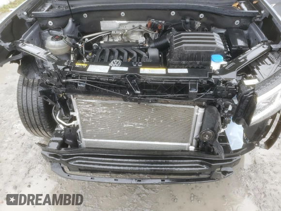 2021 Volkswagen Atlas SE with VIN 1V2HE2CA7MC212949, listed as a Copart auction lot 81827654 with 50,834 mi miles and Salvage title. Bid and sale history available at DreamBid. Image 12.