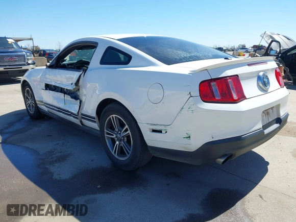 2012 Ford Mustang Premium with VIN 1ZVBP8AM2C5255855, listed as a IAAI auction lot 41812764 with 242,676 mi miles and . Bid and sale history available at DreamBid. Image 3.