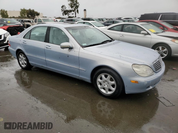 2000 Mercedes-Benz S 320/430/500 z VIN WDBNG70J6YA026416, wystawiony jako Copart lot #43626295 z przebiegiem 85 342 mil mil oraz Czysty tytuł • Clean title. Historia ofert i sprzedaży dostępna na DreamBid. Obrazek 4.