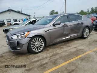 2015 Kia K900 Luxury z VIN KNALW4D48F6019883, wystawiony jako Copart lot #58832735 z przebiegiem 59 086 mil mil oraz Szkoda całkowita • Salvage title. Historia ofert i sprzedaży dostępna na DreamBid. Obrazek 1.
