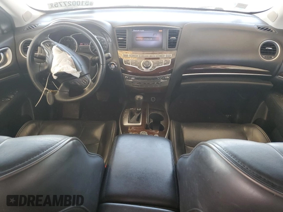 2013 Infiniti JX35 with VIN 5N1AL0MM9DC337002, listed as a Copart auction lot 51002775 with 128,836 mi miles and Salvage Title. Bid and sale history available at carsss.com. Image 8.