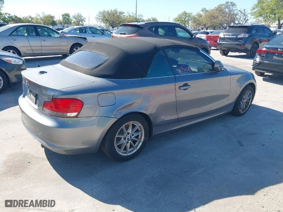 2010 BMW 1 Series 128i with VIN WBAUL7C50AVJ78338, listed as a IAAI auction lot 41736368 with 1 mi miles. Bid and sale history available at carsss.com. Image 4.