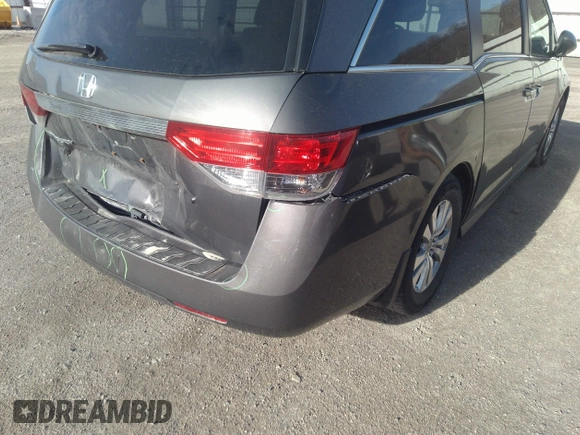 2014 Honda Odyssey EX-L with VIN 5FNRL5H64EB037646, listed as a IAAI auction lot 41786768 with 116,491 mi miles and . Bid and sale history available at carsss.com. Image 17.
