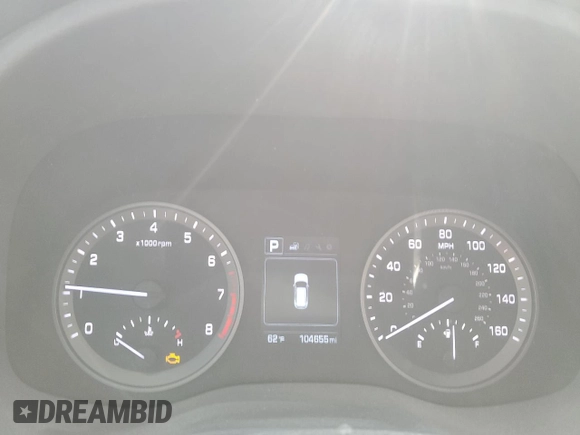 2017 Hyundai Tucson Sport with VIN KM8J3CA20HU395455, listed as a Copart auction lot 52030775 with 104,655 mi miles and Clean Title. Bid and sale history available at DreamBid. Image 9.
