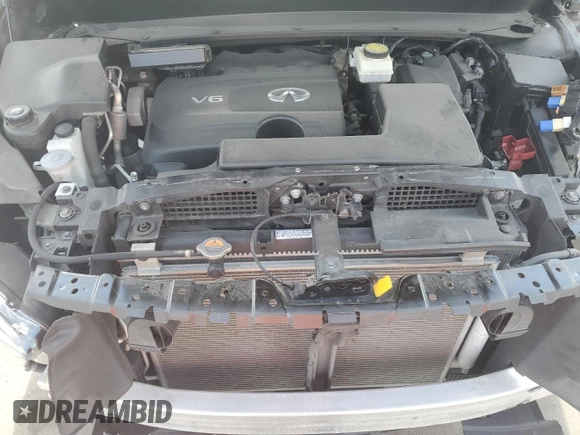2019 Infiniti QX60 Pure with VIN 5N1DL0MN5KC560950, listed as a Copart auction lot 61051805 with 55,857 mi miles and Salvage title. Bid and sale history available at DreamBid. Image 12.