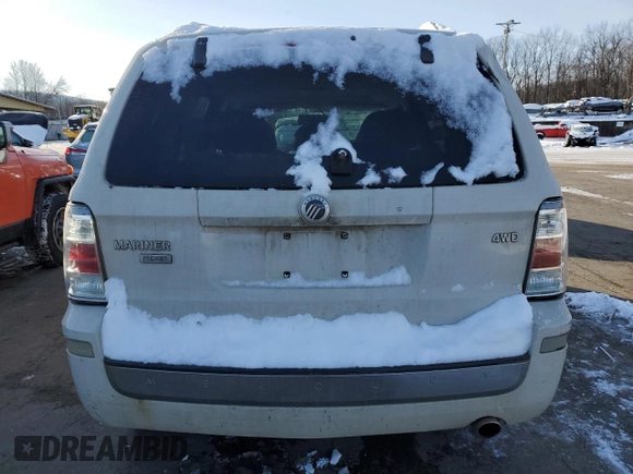 2009 Mercury Mariner Premier with VIN 4M2CU97G59KJ15603, listed as a Copart auction lot 88873995 with Not provided miles and Clean title. Bid and sale history available at DreamBid. Image 6.