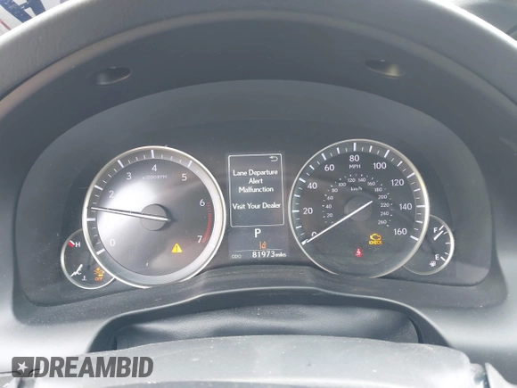2018 Lexus ES with VIN 58ABK1GG6JU081676, listed as a IAAI auction lot 41996905 with 81,973 mi miles. Bid and sale history available at carsss.com. Image 7.