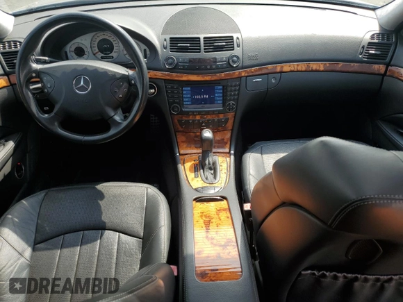 2005 Mercedes-Benz E-Class 5.5L AMG with VIN WDBUF76J15A768563, listed as a Copart auction lot 54874585 with 108,952 mi miles and Salvage Title. Bid and sale history available at carsss.com. Image 9.