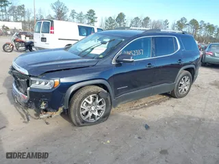 2021 GMC Acadia SLT with VIN 1GKKNMLS5MZ199728, listed as a IAAI auction lot 41452337 with NaN miles. Bid and sale history available at carsss.com. Image 17.