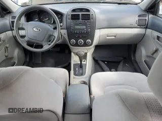 2009 Kia Spectra EX with VIN KNAFE221695615873, listed as a Copart auction lot 67671454 with 135,300 mi miles and Salvage Title. Bid and sale history available at carsss.com. Image 8.