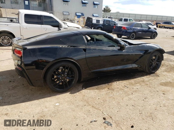 2016 Chevrolet Corvette Z51 2LT with VIN 1G1YK2D71G5118497, listed as a Copart auction lot 44011505 with 24,813 mi miles and Salvage title. Bid and sale history available at DreamBid. Image 3.
