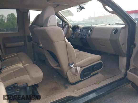 2005 Ford F-150 XLT with VIN 1FTPX14555NA51705, listed as a IAAI auction lot 42098365 with 162,409 mi miles. Bid and sale history available at carsss.com. Image 8.