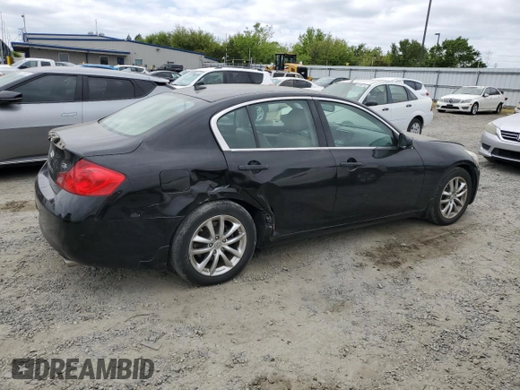 2008 Infiniti G35 Journey with VIN JNKBV61E48M206223, listed as a Copart auction lot 52557765 with 113,529 mi miles and Salvage Title. Bid and sale history available at DreamBid. Image 3.