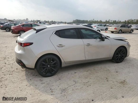 2023 Mazda Mazda3 Hatchback 2.5 Turbo with VIN JM1BPBJY3P1615893, listed as a Copart auction lot 82748154 with 15,209 mi miles and Salvage Title. Bid and sale history available at carsss.com. Image 3.