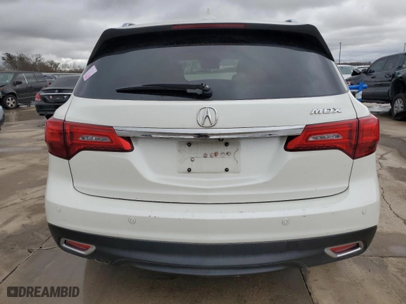 2015 Acura MDX Advance/Entertainment Pkg with VIN 5FRYD3H85FB008512, listed as a Copart auction lot 86460264 with 282,612 mi miles and Salvage Title. Bid and sale history available at carsss.com. Image 6.