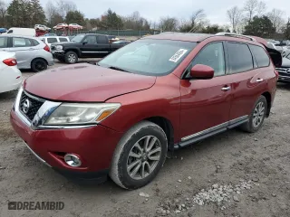 2013 Nissan Pathfinder Platinum with VIN 5N1AR2MN3DC681380, listed as a Copart auction lot 84564694 with 153115 miles and Clean Title. Bid and sale history available at carsss.com. Image 1.