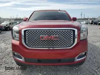 2015 GMC Yukon Denali with VIN 1GKS2CKJXFR180512, listed as a Copart auction lot 48249475 with 209,477 mi miles and Salvage Title. Bid and sale history available at carsss.com. Image 5.