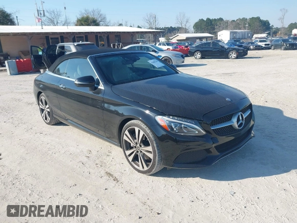 2017 Mercedes-Benz C 300 with VIN WDDWK4JB4HF550554, listed as a IAAI auction lot 41689430 with 34,536 mi miles and . Bid and sale history available at DreamBid. Image 1.