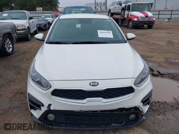 2021 Kia Forte LXS with VIN 3KPF24AD2ME312508, listed as a IAAI auction lot 38094780 with 65,314 mi miles. Bid and sale history available at carsss.com. Image 12.