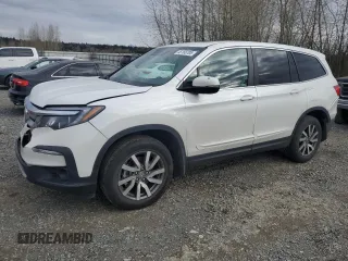 2022 Honda Pilot EX-L with VIN 5FNYF6H53NB018182, listed as a Copart auction lot 45166705 with 48,101 mi miles and Salvage Title. Bid and sale history available at carsss.com. Image 1.