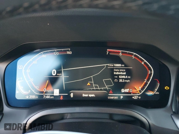 2023 BMW 4 Series 430i xDrive with VIN WBA73AP03PCL76456, listed as a Copart auction lot 41423564 with 10,889 mi miles and . Bid and sale history available at DreamBid. Image 9.
