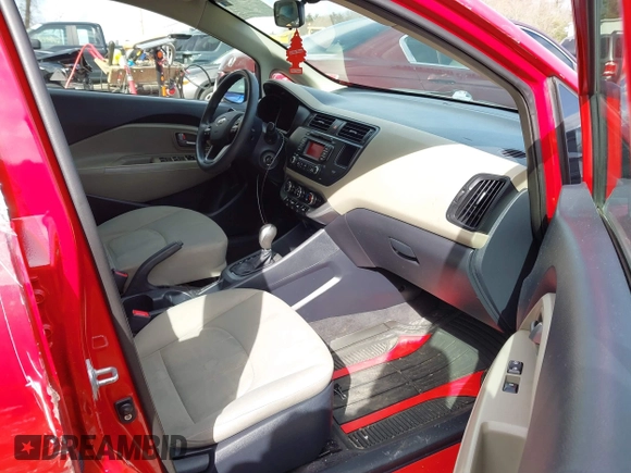 2014 Kia Rio LX with VIN KNADM4A31E6370963, listed as a IAAI auction lot 41720980 with 112,551 mi miles and . Bid and sale history available at DreamBid. Image 5.