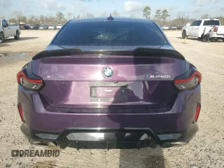 2022 BMW 2 Series M240i xDrive with VIN 3MW53CM03N8C68415, listed as a Copart auction lot 48962035 with 37,209 mi miles and Salvage title. Bid and sale history available at DreamBid. Image 6.