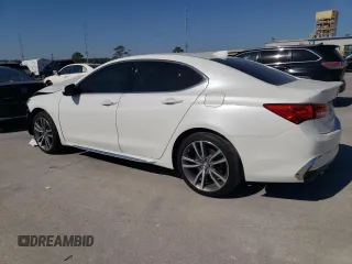 2020 Acura TLX w/Advance Pkg with VIN 19UUB3F86LA000062, listed as a Copart auction lot 77369314 with 71,806 mi miles and Salvage Title. Bid and sale history available at carsss.com. Image 2.
